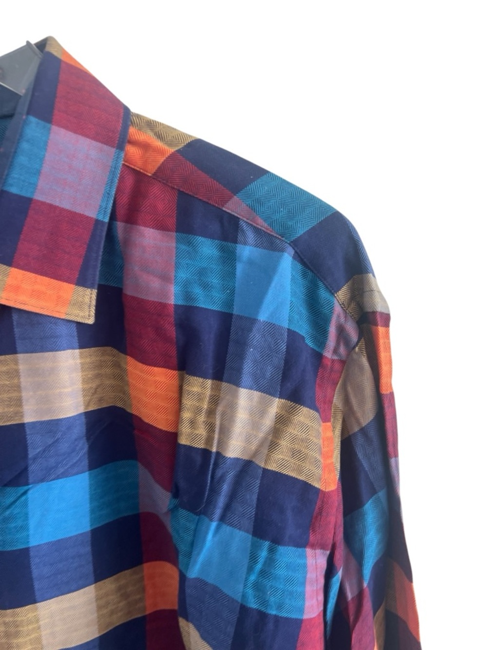 Bugatchi Unmo Multicolor Classic Plaid Button-Down Shirt - Picture 2 of 4